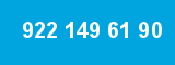 922 149 61 90 922 149 61 90